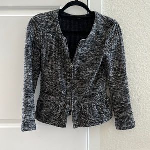 Jcrew tweed peplum jacket